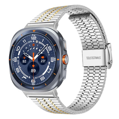 Bracelet de montre en acier inoxydable à sept perles xDfind, For Samsung Galaxy Watch Ultra / Ultra 2025, For Samsung Galaxy Watch8 / 8 Classic, For Samsung Galaxy Watch 7 / 6 / 5 / FE