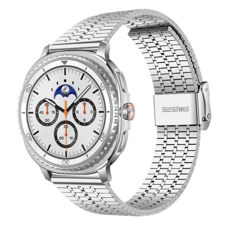 Bracelet de montre en acier inoxydable à sept perles xDfind, For Samsung Galaxy Watch Ultra / Ultra 2025, For Samsung Galaxy Watch8 / 8 Classic, For Samsung Galaxy Watch 7 / 6 / 5 / FE