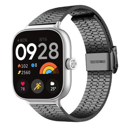 Bracelet de montre en acier inoxydable à sept perles xDfind, For Xiaomi Band 10 Pro/9 Pro/Redmi Watch 6/5/4, For Redmi Watch 3 Active / Watch 3 Lite, For Redmi Watch 3