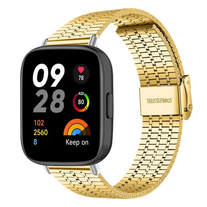 Bracelet de montre en acier inoxydable à sept perles xDfind, For Xiaomi Band 10 Pro/9 Pro/Redmi Watch 6/5/4, For Redmi Watch 3 Active / Watch 3 Lite, For Redmi Watch 3