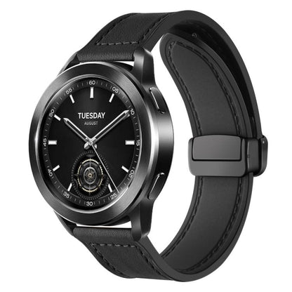 Bracelet de montre xDfind en silicone à motif Crazy Horse et boucle magnétique, 18mm, 20mm, 22mm