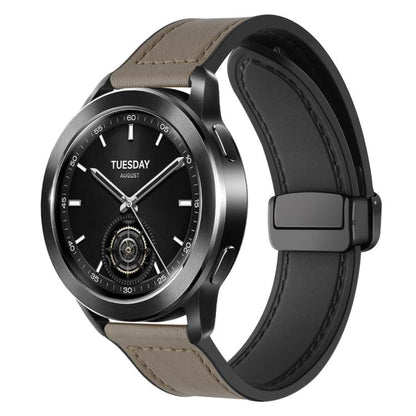 Bracelet de montre xDfind en silicone à motif Crazy Horse et boucle magnétique, 18mm, 20mm, 22mm