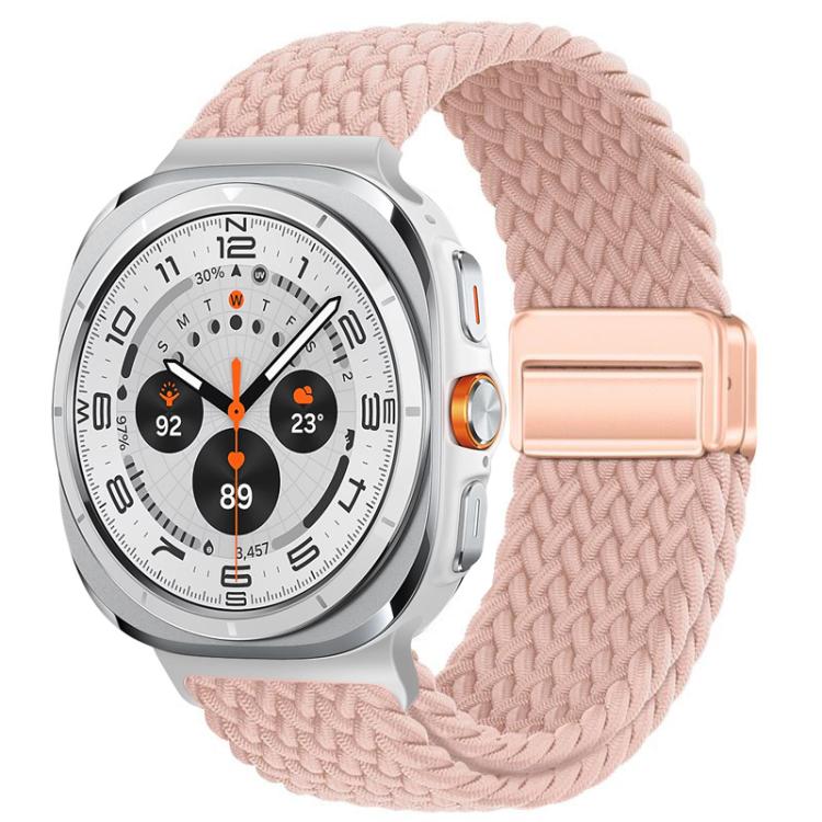 Bracelet de montre xDfind à boucle magnétique en nylon tressé, For Galaxy Watch Ultra2 2026 / 2025 / 1 2024, For Galaxy Watch9 / 8 / 8 Classic
