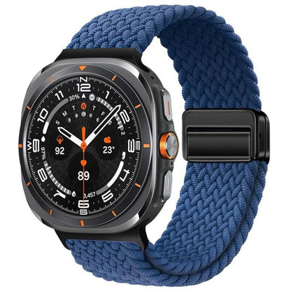 Bracelet de montre xDfind à boucle magnétique en nylon tressé, For Galaxy Watch Ultra2 2026 / 2025 / 1 2024, For Galaxy Watch9 / 8 / 8 Classic