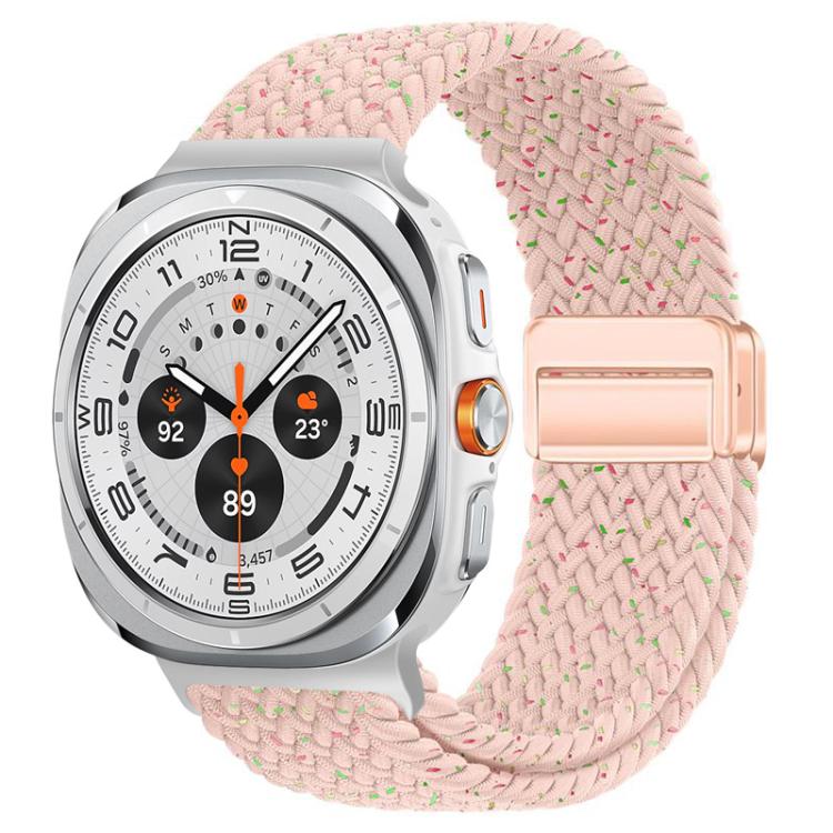 Bracelet de montre xDfind à boucle magnétique en nylon tressé, For Galaxy Watch Ultra2 2026 / 2025 / 1 2024, For Galaxy Watch9 / 8 / 8 Classic