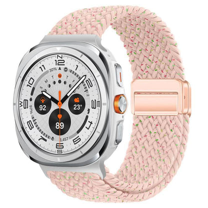 Bracelet de montre xDfind à boucle magnétique en nylon tressé, For Galaxy Watch Ultra2 2026 / 2025 / 1 2024, For Galaxy Watch9 / 8 / 8 Classic