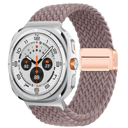 Bracelet de montre xDfind à boucle magnétique en nylon tressé, For Galaxy Watch Ultra2 2026 / 2025 / 1 2024, For Galaxy Watch9 / 8 / 8 Classic