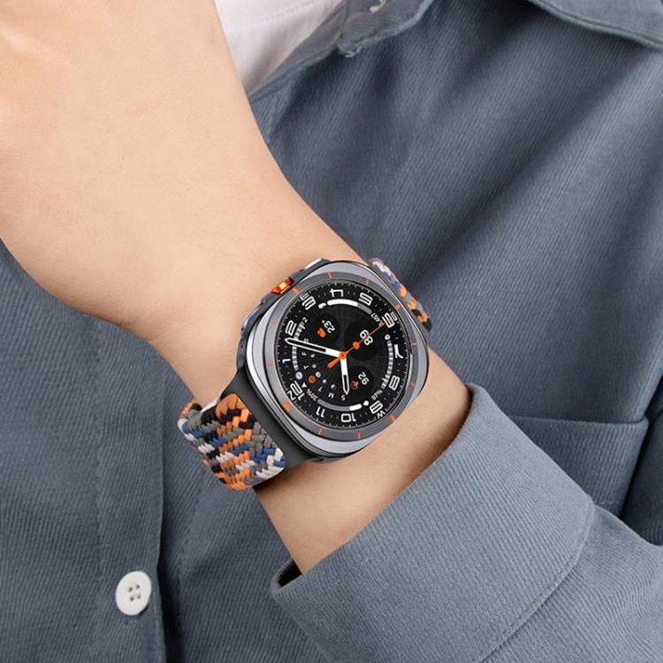 Bracelet de montre xDfind à boucle magnétique en nylon tressé, For Galaxy Watch Ultra2 2026 / 2025 / 1 2024, For Galaxy Watch9 / 8 / 8 Classic
