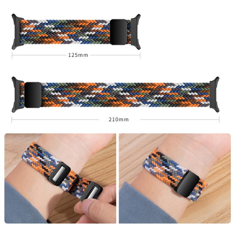 Bracelet de montre xDfind à boucle magnétique en nylon tressé, For Galaxy Watch Ultra2 2026 / 2025 / 1 2024, For Galaxy Watch9 / 8 / 8 Classic