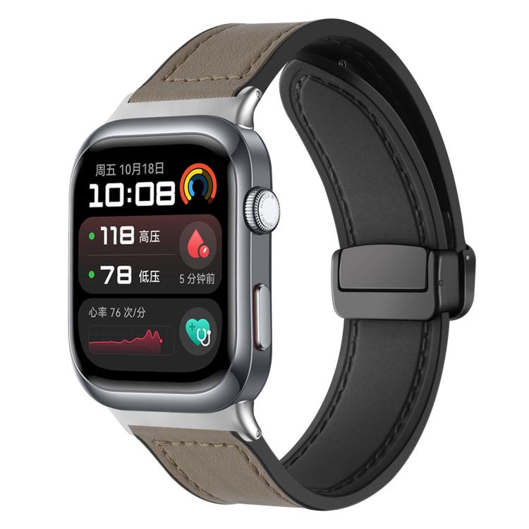 Bracelet de montre xDfind en silicone à motif Crazy Horse et boucle magnétique, For Huawei Watch Fit4 Pro / Fit4 / Fit3, For Huawei Watch D2