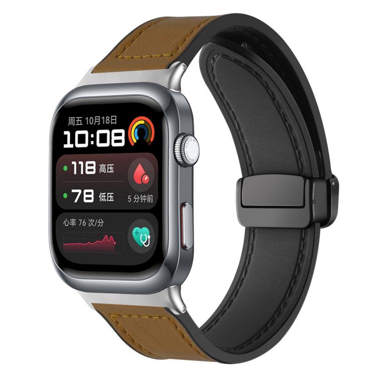 Bracelet de montre xDfind en silicone à motif Crazy Horse et boucle magnétique, For Huawei Watch Fit4 Pro / Fit4 / Fit3, For Huawei Watch D2