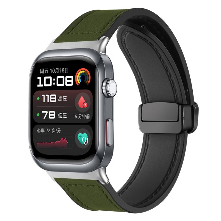 Bracelet de montre xDfind en silicone à motif Crazy Horse et boucle magnétique, For Huawei Watch Fit4 Pro / Fit4 / Fit3, For Huawei Watch D2