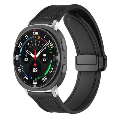 Bracelet de montre xDfind en silicone à motif Crazy Horse et boucle magnétique, For Samsung Galaxy Watch Ultra / Ultra 2025, For Samsung Galaxy Watch8 / 8 Classic