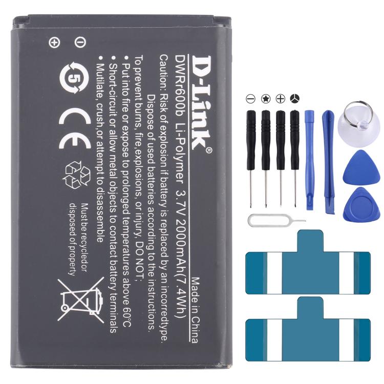 Remplacement de la batterie, For D-Link BM600 DWRr600b DWRr600b 2000mAh