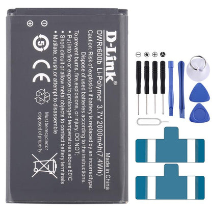 Remplacement de la batterie, For D-Link BM600 DWRr600b DWRr600b 2000mAh