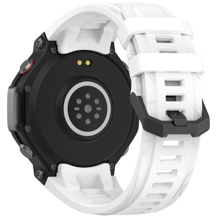 Bracelet de montre en silicone noir uni xDfind, For Amazfit T-Rex 3