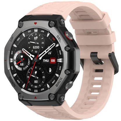 Bracelet de montre en silicone noir uni xDfind, For Amazfit T-Rex 3