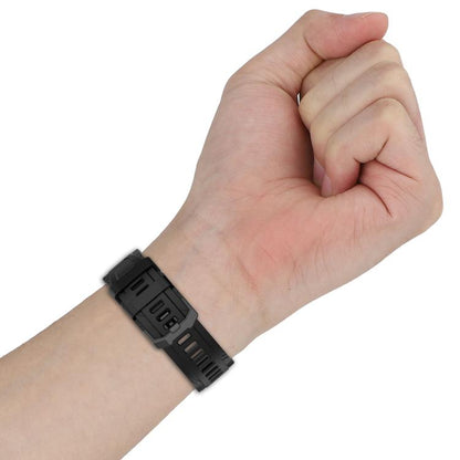 Bracelet de montre en silicone noir uni xDfind, For Amazfit T-Rex 3