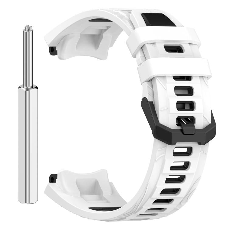 Bracelet de montre en silicone à boucle noire bicolore xDfind, For Amazfit T-Rex 3
