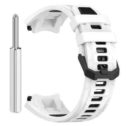 Bracelet de montre en silicone à boucle noire bicolore xDfind, For Amazfit T-Rex 3