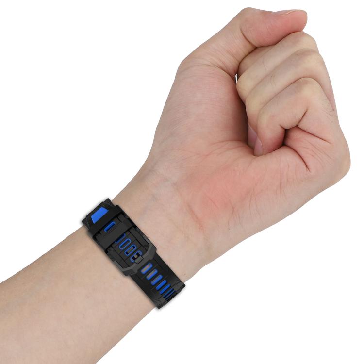 Bracelet de montre en silicone à boucle noire bicolore xDfind, For Amazfit T-Rex 3