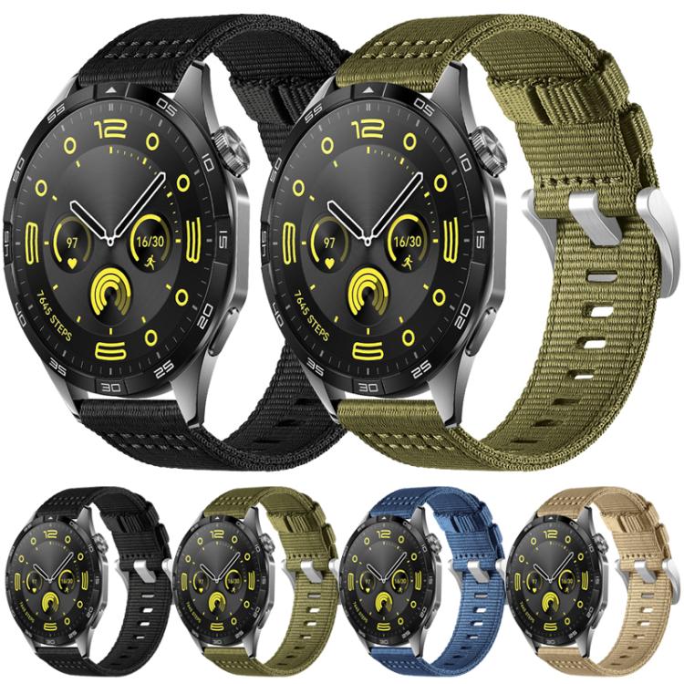 Bracelet de montre en nylon à deux sections xDfind, 20mm, 22mm