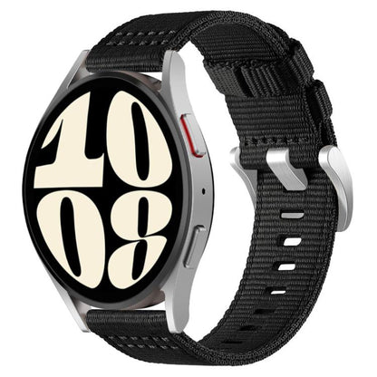 Bracelet de montre en nylon à deux sections xDfind, For Samsung Galaxy Watch Ultra / Ultra 2025, For Samsung Galaxy Watch8 / 8 Classic, For Samsung Galaxy Watch 7 / 6 / 5 / FE
