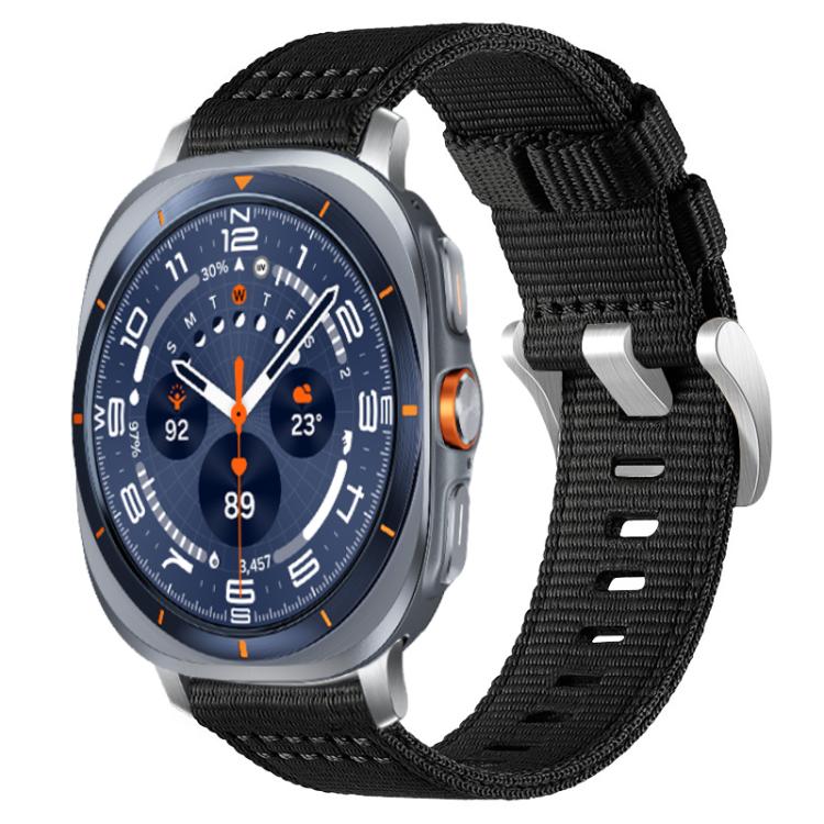 Bracelet de montre en nylon à deux sections xDfind, For Samsung Galaxy Watch Ultra / Ultra 2025, For Samsung Galaxy Watch8 / 8 Classic, For Samsung Galaxy Watch 7 / 6 / 5 / FE
