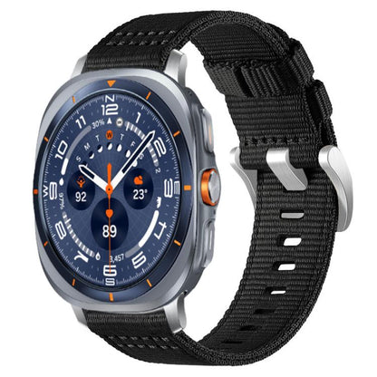 Bracelet de montre en nylon à deux sections xDfind, For Samsung Galaxy Watch Ultra / Ultra 2025, For Samsung Galaxy Watch8 / 8 Classic, For Samsung Galaxy Watch 7 / 6 / 5 / FE