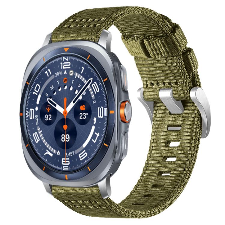 Bracelet de montre en nylon à deux sections xDfind, For Samsung Galaxy Watch Ultra / Ultra 2025, For Samsung Galaxy Watch8 / 8 Classic, For Samsung Galaxy Watch 7 / 6 / 5 / FE
