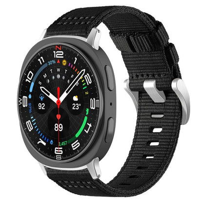 Bracelet de montre en nylon à deux sections xDfind, For Samsung Galaxy Watch Ultra / Ultra 2025, For Samsung Galaxy Watch8 / 8 Classic, For Samsung Galaxy Watch 7 / 6 / 5 / FE