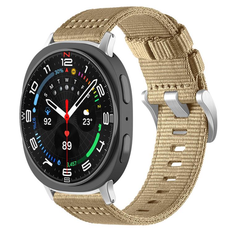 Bracelet de montre en nylon à deux sections xDfind, For Samsung Galaxy Watch Ultra / Ultra 2025, For Samsung Galaxy Watch8 / 8 Classic, For Samsung Galaxy Watch 7 / 6 / 5 / FE