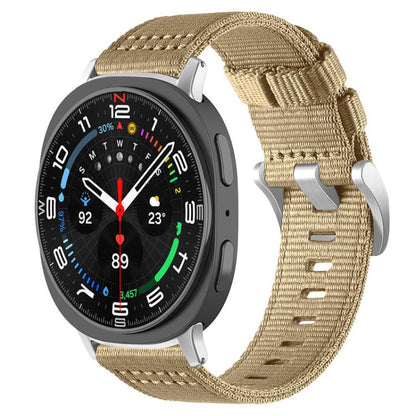 Bracelet de montre en nylon à deux sections xDfind, For Samsung Galaxy Watch Ultra / Ultra 2025, For Samsung Galaxy Watch8 / 8 Classic, For Samsung Galaxy Watch 7 / 6 / 5 / FE