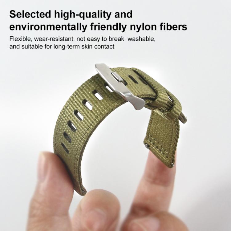 Bracelet de montre en nylon à deux sections xDfind, For Samsung Galaxy Watch Ultra / Ultra 2025, For Samsung Galaxy Watch8 / 8 Classic, For Samsung Galaxy Watch 7 / 6 / 5 / FE
