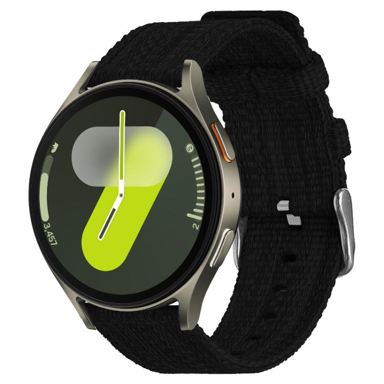 Bracelet de montre en toile de nylon xDfind, For Samsung Galaxy Watch Ultra / Ultra 2025, For Samsung Galaxy Watch8 / 8 Classic, For Samsung Galaxy Watch 7 / 6 / 5 / FE, For Samsung Galaxy Fit3