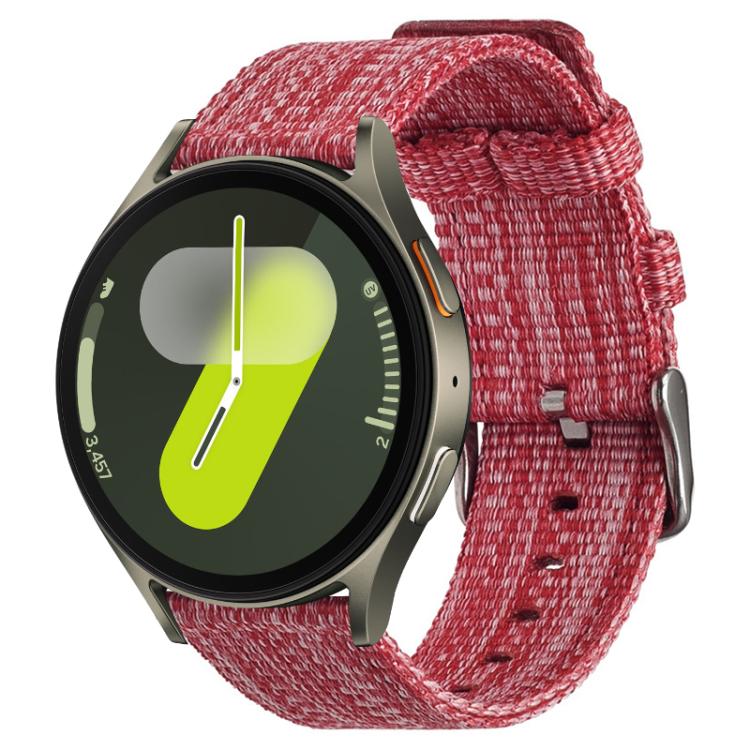 Bracelet de montre en toile de nylon xDfind, For Samsung Galaxy Watch Ultra / Ultra 2025, For Samsung Galaxy Watch8 / 8 Classic, For Samsung Galaxy Watch 7 / 6 / 5 / FE, For Samsung Galaxy Fit3