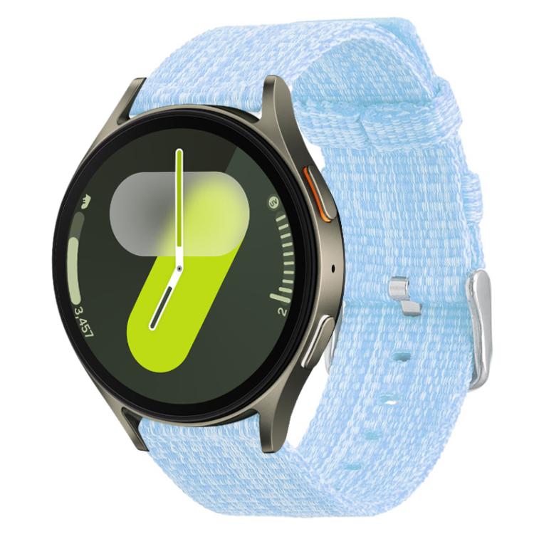 Bracelet de montre en toile de nylon xDfind, For Samsung Galaxy Watch Ultra / Ultra 2025, For Samsung Galaxy Watch8 / 8 Classic, For Samsung Galaxy Watch 7 / 6 / 5 / FE, For Samsung Galaxy Fit3