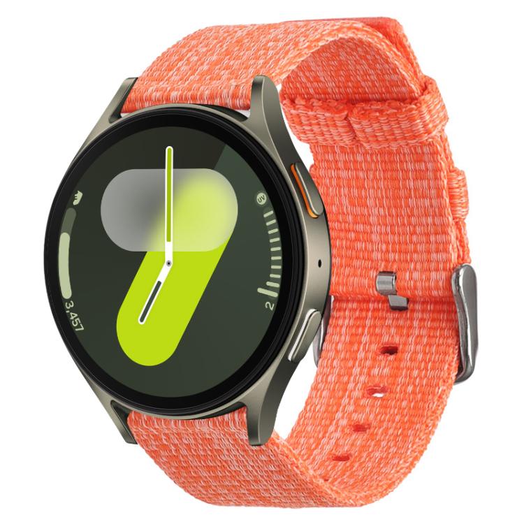 Bracelet de montre en toile de nylon xDfind, For Samsung Galaxy Watch Ultra / Ultra 2025, For Samsung Galaxy Watch8 / 8 Classic, For Samsung Galaxy Watch 7 / 6 / 5 / FE, For Samsung Galaxy Fit3