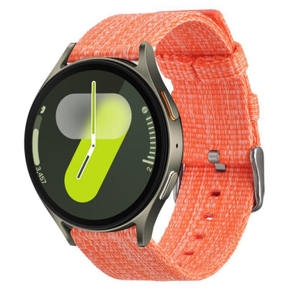 Bracelet de montre en toile de nylon xDfind, For Samsung Galaxy Watch Ultra / Ultra 2025, For Samsung Galaxy Watch8 / 8 Classic, For Samsung Galaxy Watch 7 / 6 / 5 / FE, For Samsung Galaxy Fit3