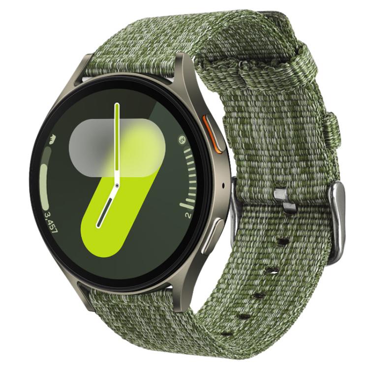 Bracelet de montre en toile de nylon xDfind, For Samsung Galaxy Watch Ultra / Ultra 2025, For Samsung Galaxy Watch8 / 8 Classic, For Samsung Galaxy Watch 7 / 6 / 5 / FE, For Samsung Galaxy Fit3