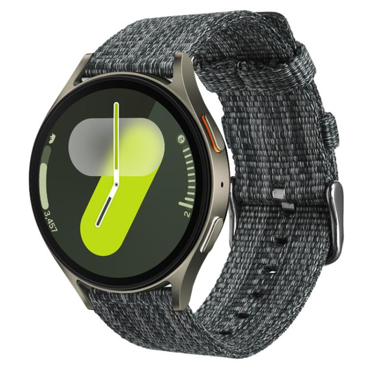 Bracelet de montre en toile de nylon xDfind, For Samsung Galaxy Watch Ultra / Ultra 2025, For Samsung Galaxy Watch8 / 8 Classic, For Samsung Galaxy Watch 7 / 6 / 5 / FE, For Samsung Galaxy Fit3