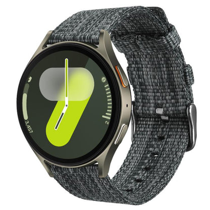 Bracelet de montre en toile de nylon xDfind, For Samsung Galaxy Watch Ultra / Ultra 2025, For Samsung Galaxy Watch8 / 8 Classic, For Samsung Galaxy Watch 7 / 6 / 5 / FE, For Samsung Galaxy Fit3