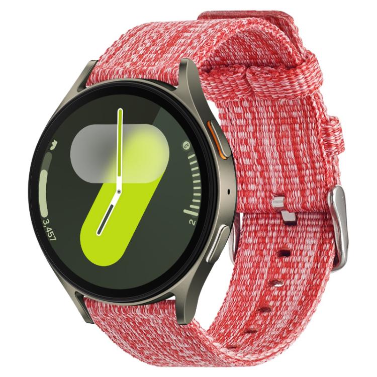 Bracelet de montre en toile de nylon xDfind, For Samsung Galaxy Watch Ultra / Ultra 2025, For Samsung Galaxy Watch8 / 8 Classic, For Samsung Galaxy Watch 7 / 6 / 5 / FE, For Samsung Galaxy Fit3