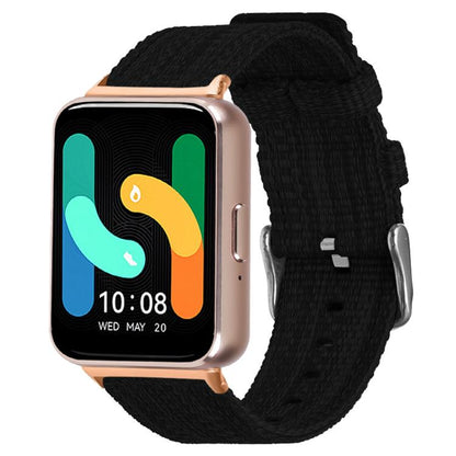 Bracelet de montre en toile de nylon xDfind, For Samsung Galaxy Watch Ultra / Ultra 2025, For Samsung Galaxy Watch8 / 8 Classic, For Samsung Galaxy Watch 7 / 6 / 5 / FE, For Samsung Galaxy Fit3