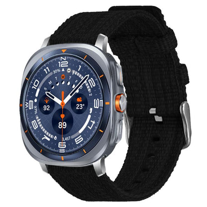 Bracelet de montre en toile de nylon xDfind, For Samsung Galaxy Watch Ultra / Ultra 2025, For Samsung Galaxy Watch8 / 8 Classic, For Samsung Galaxy Watch 7 / 6 / 5 / FE, For Samsung Galaxy Fit3