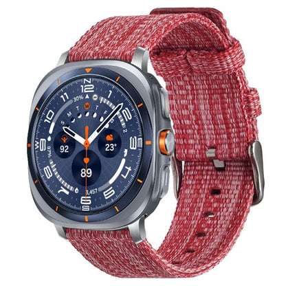 Bracelet de montre en toile de nylon xDfind, For Samsung Galaxy Watch Ultra / Ultra 2025, For Samsung Galaxy Watch8 / 8 Classic, For Samsung Galaxy Watch 7 / 6 / 5 / FE, For Samsung Galaxy Fit3