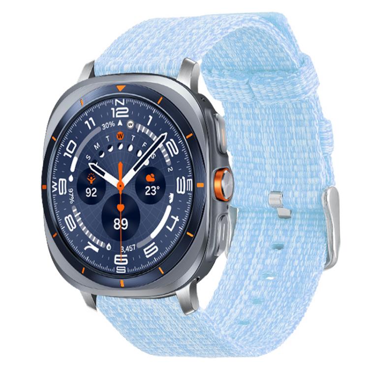 Bracelet de montre en toile de nylon xDfind, For Samsung Galaxy Watch Ultra / Ultra 2025, For Samsung Galaxy Watch8 / 8 Classic, For Samsung Galaxy Watch 7 / 6 / 5 / FE, For Samsung Galaxy Fit3