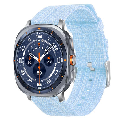 Bracelet de montre en toile de nylon xDfind, For Samsung Galaxy Watch Ultra / Ultra 2025, For Samsung Galaxy Watch8 / 8 Classic, For Samsung Galaxy Watch 7 / 6 / 5 / FE, For Samsung Galaxy Fit3