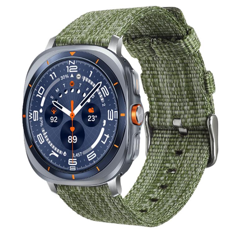 Bracelet de montre en toile de nylon xDfind, For Samsung Galaxy Watch Ultra / Ultra 2025, For Samsung Galaxy Watch8 / 8 Classic, For Samsung Galaxy Watch 7 / 6 / 5 / FE, For Samsung Galaxy Fit3