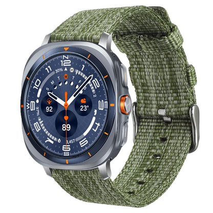 Bracelet de montre en toile de nylon xDfind, For Samsung Galaxy Watch Ultra / Ultra 2025, For Samsung Galaxy Watch8 / 8 Classic, For Samsung Galaxy Watch 7 / 6 / 5 / FE, For Samsung Galaxy Fit3